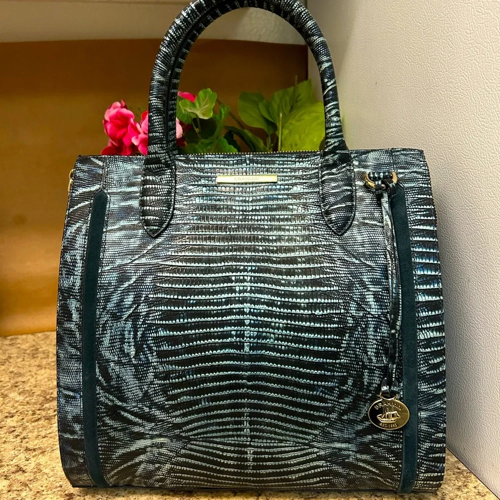 Brahmin Slate Willow Caroline